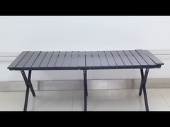 Classic Quick Assembly Aluminum Collapsible Camping Table Picnic Table Camping